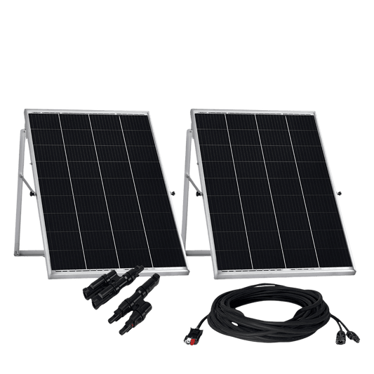 Nature’s Generator 200W Rigid Solar Panels w/ cable and connector