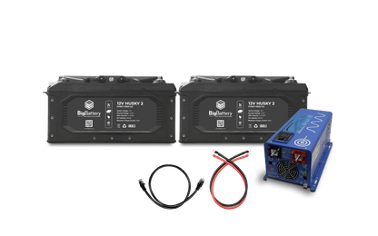 BigBattery 12V HUSKY2 INV KIT & 12V AIMS 2000W Inverter/Charger