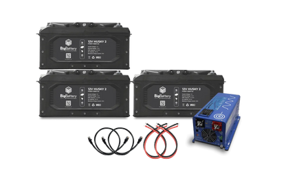 BigBattery 12V HUSKY2 INV KIT & 12V AIMS 2000W Inverter/Charger