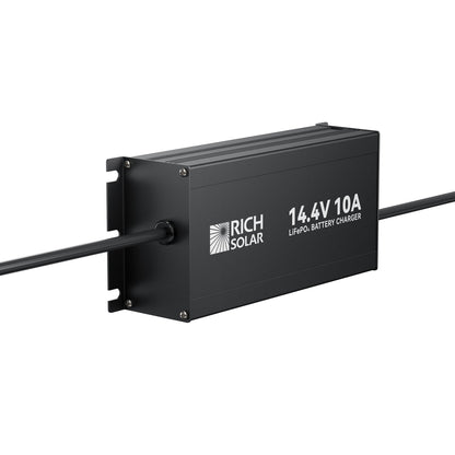 RICH SOLRA 12V(14.4V) 100-240VAC | 12V LiFePO4 Battery Charger