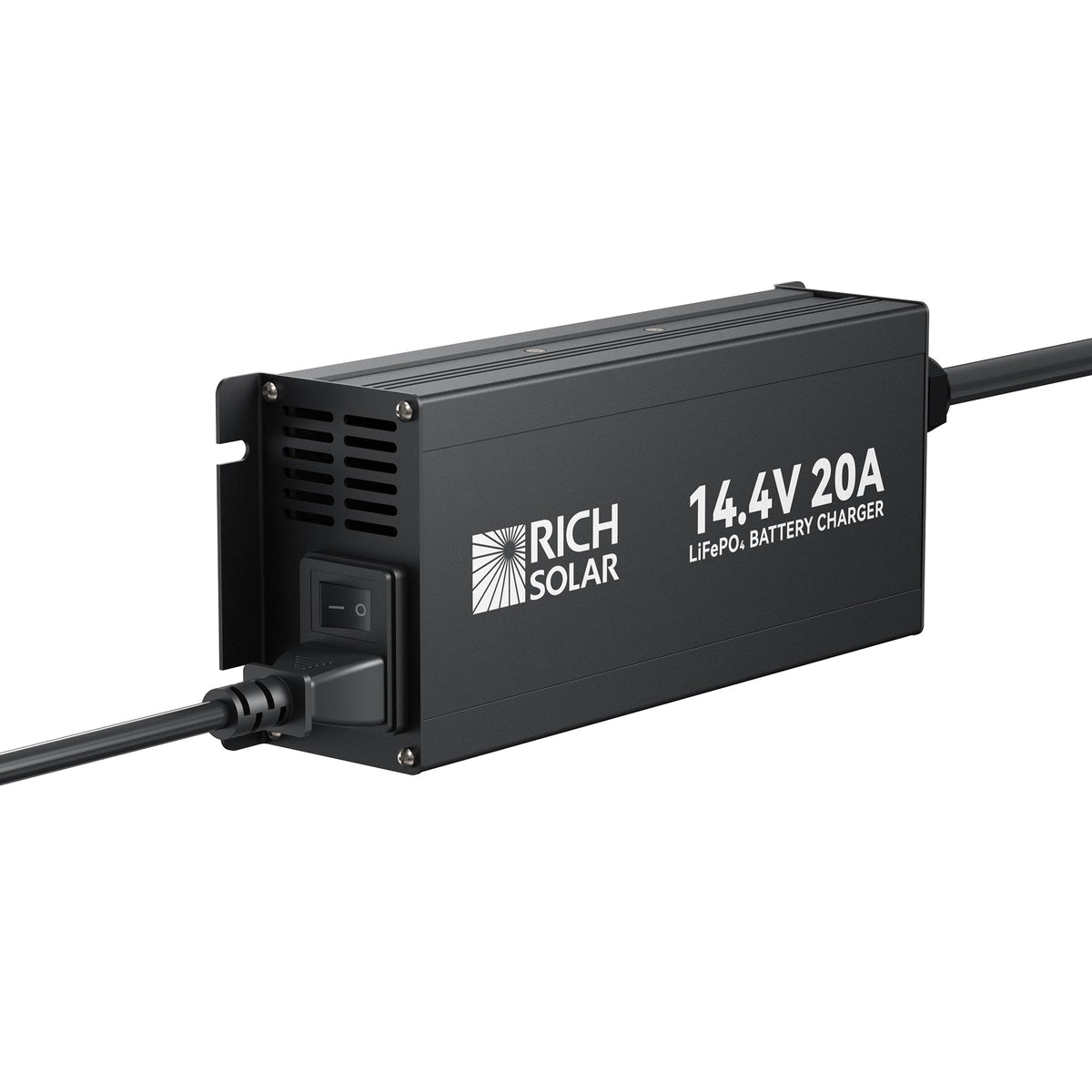 RICH SOLRA 12V(14.4V) 100-240VAC | 12V LiFePO4 Battery Charger