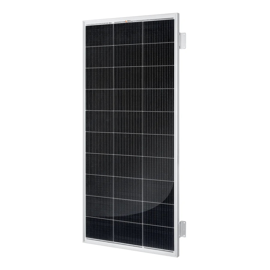 Rich Solar MEGA 200 WITH 3/4" Z BRACKETS | 12V 200W Solar Panel for RV, Boat, Cabins | 25.3% Efficiency, 25-Year Warranty | UL Certified
