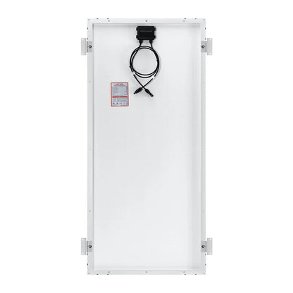 Rich Solar MEGA 200 WITH 3/4" Z BRACKETS | 12V 200W Solar Panel for RV, Boat, Cabins | 25.3% Efficiency, 25-Year Warranty | UL Certified