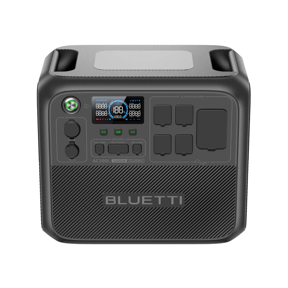 BLUETTI AC200L Portable Power Station | 2,400W,2,048Wh, Portable Power