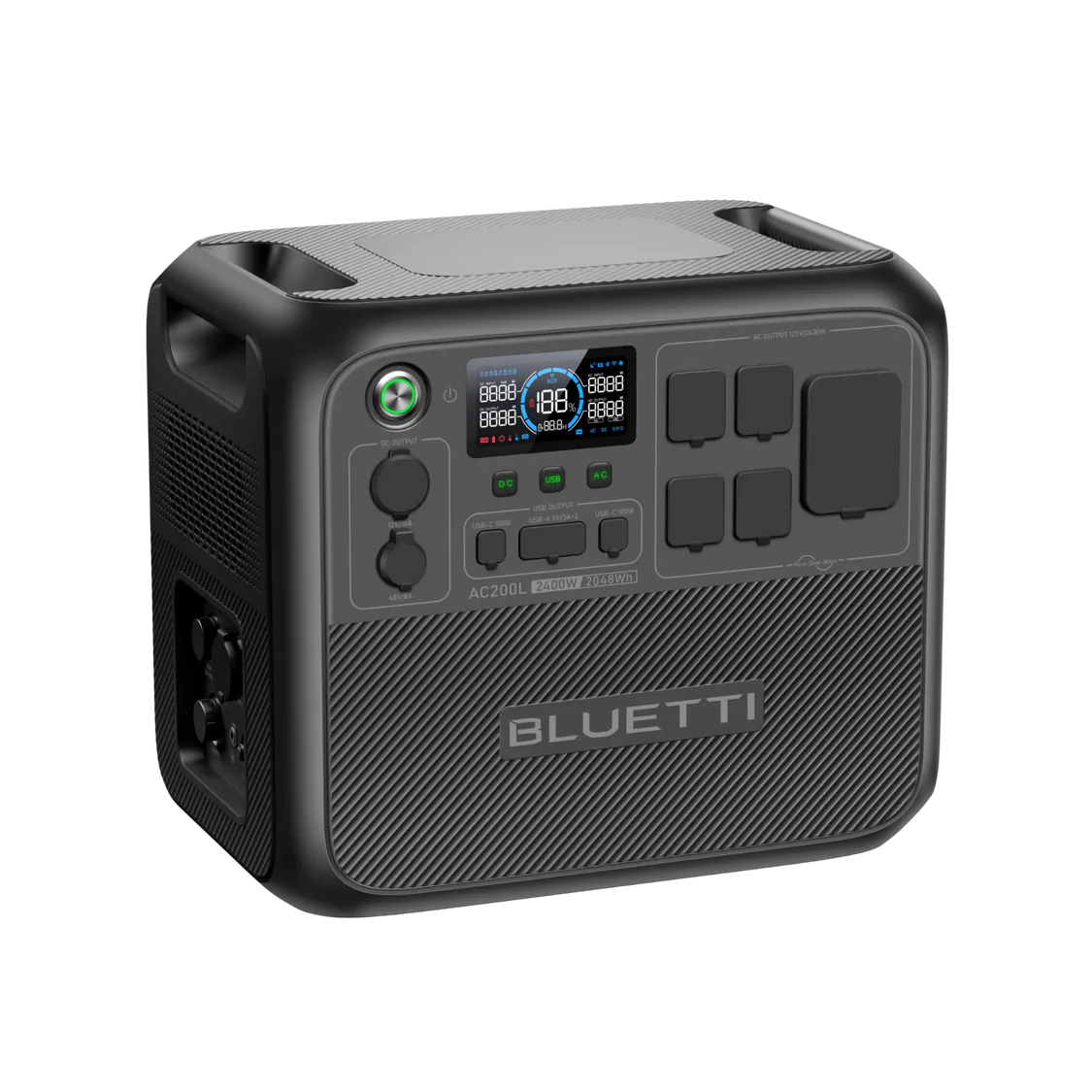 BLUETTI AC200L Portable Power Station | 2,400W,2,048Wh, Portable Power