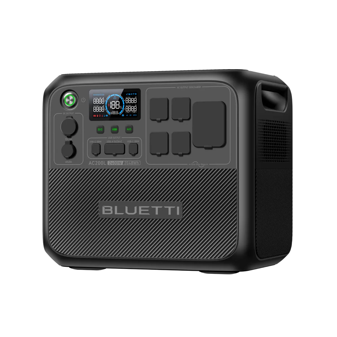 BLUETTI AC200L Portable Power Station | 2,400W,2,048Wh, Portable Power