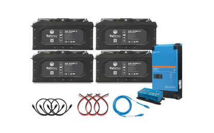 BigBattery 24V 1X HUSKY 2+Victron 24V MultiPlus-II 3000W Inverter/Charger