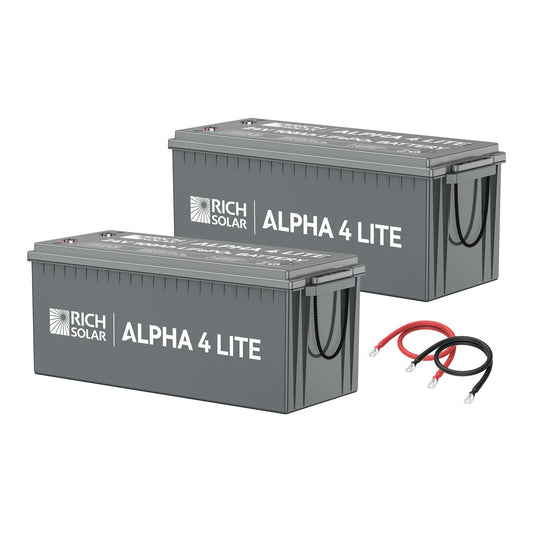 Rich Solar 24V LiFePO4 Off-Grid Battery Kits for RVs, Trailers, Cabins, Campers, Vans, Off-Grid