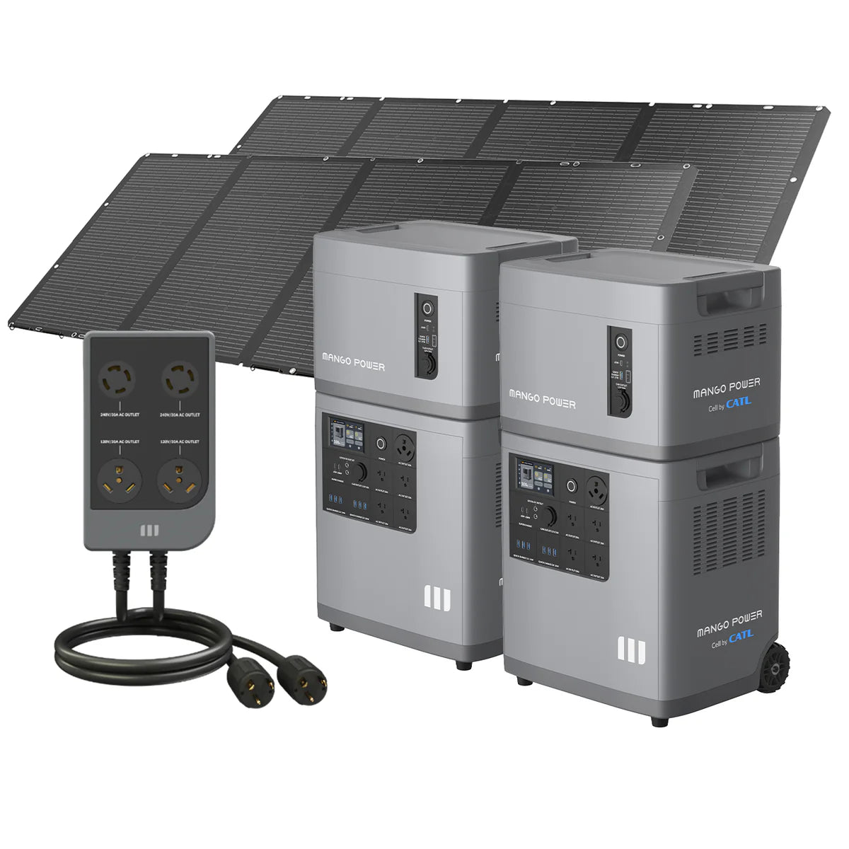 MangoPower (2* Mango Power E + 1*mSocket Pro): 6kW/7kWh@240V Power Kit