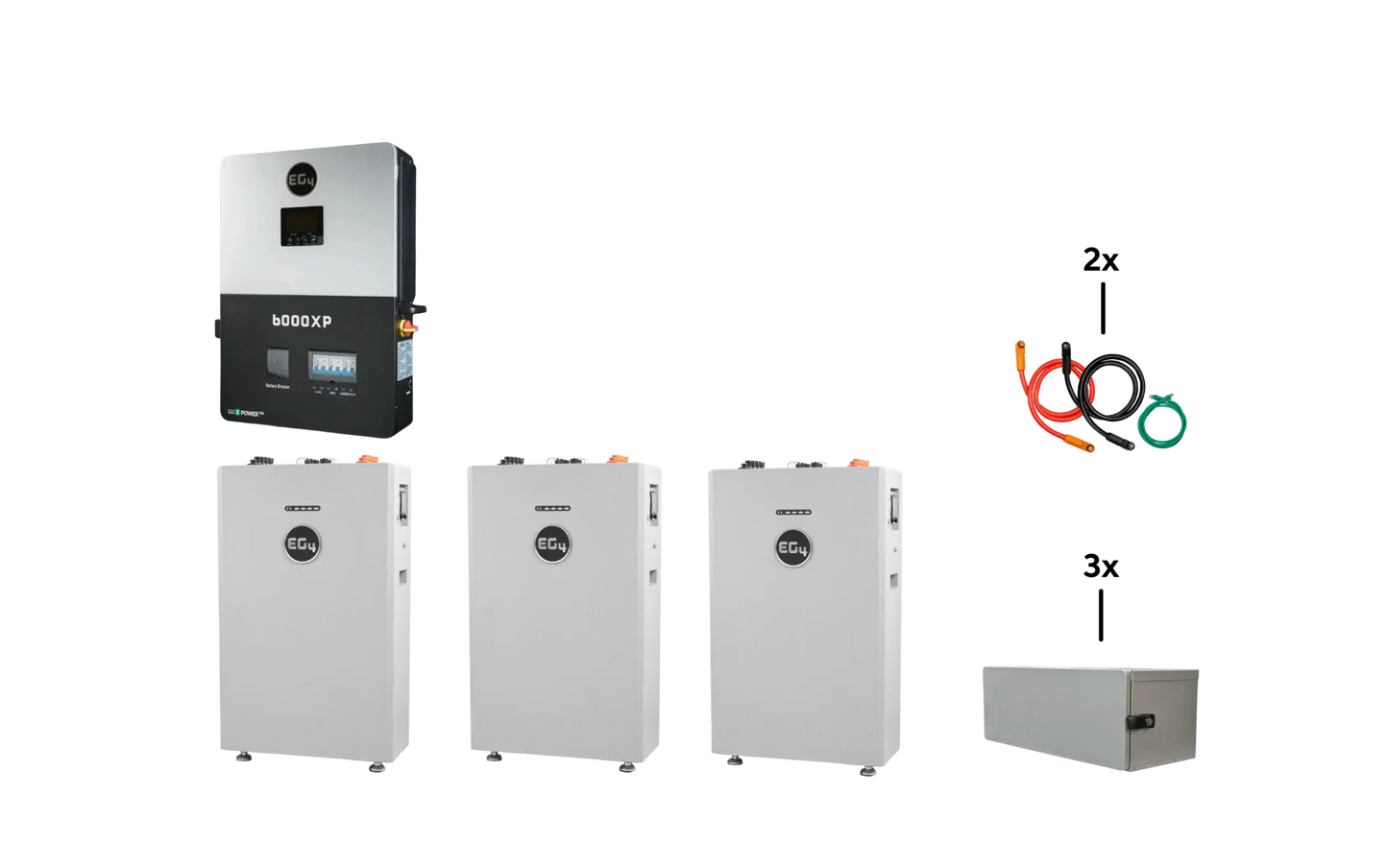 EG4 WallMount 314Ah All Weather Battery + 6000XP Inverter
