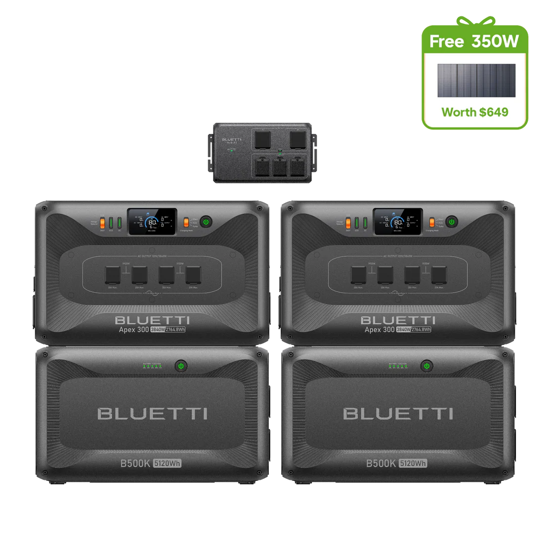 BLUETTI Apex 300 Versatile Power Station | 3,840W, 2,764.8Wh-Advanced