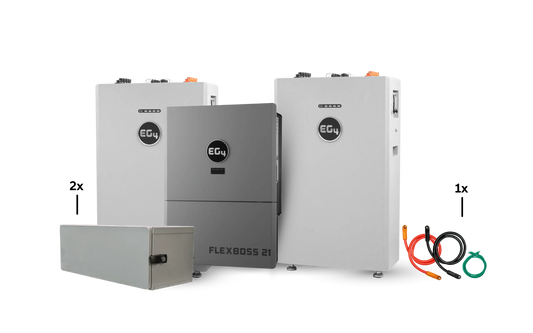 EG4 WallMount 314Ah All-Weather Battery + FLEXBOSS21