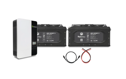 BigBattery 48V 2X HUSKY 2 INV KIT – 3K Growatt Inverter