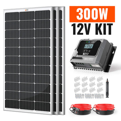 Rich Solar 300 Watt RV & Camping Solar Kit