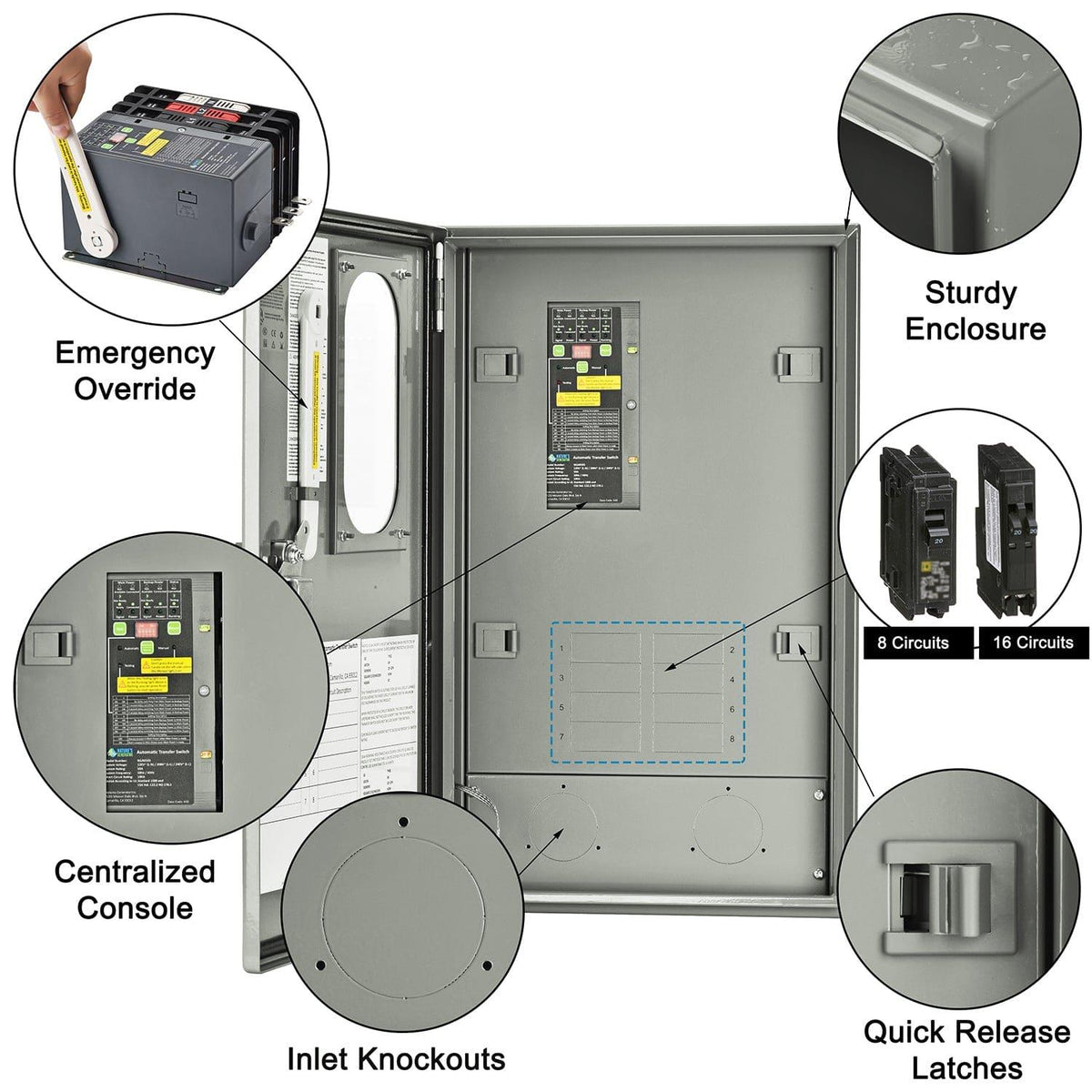 Nature's Generator 30A Automatic Generator Transfer Switch