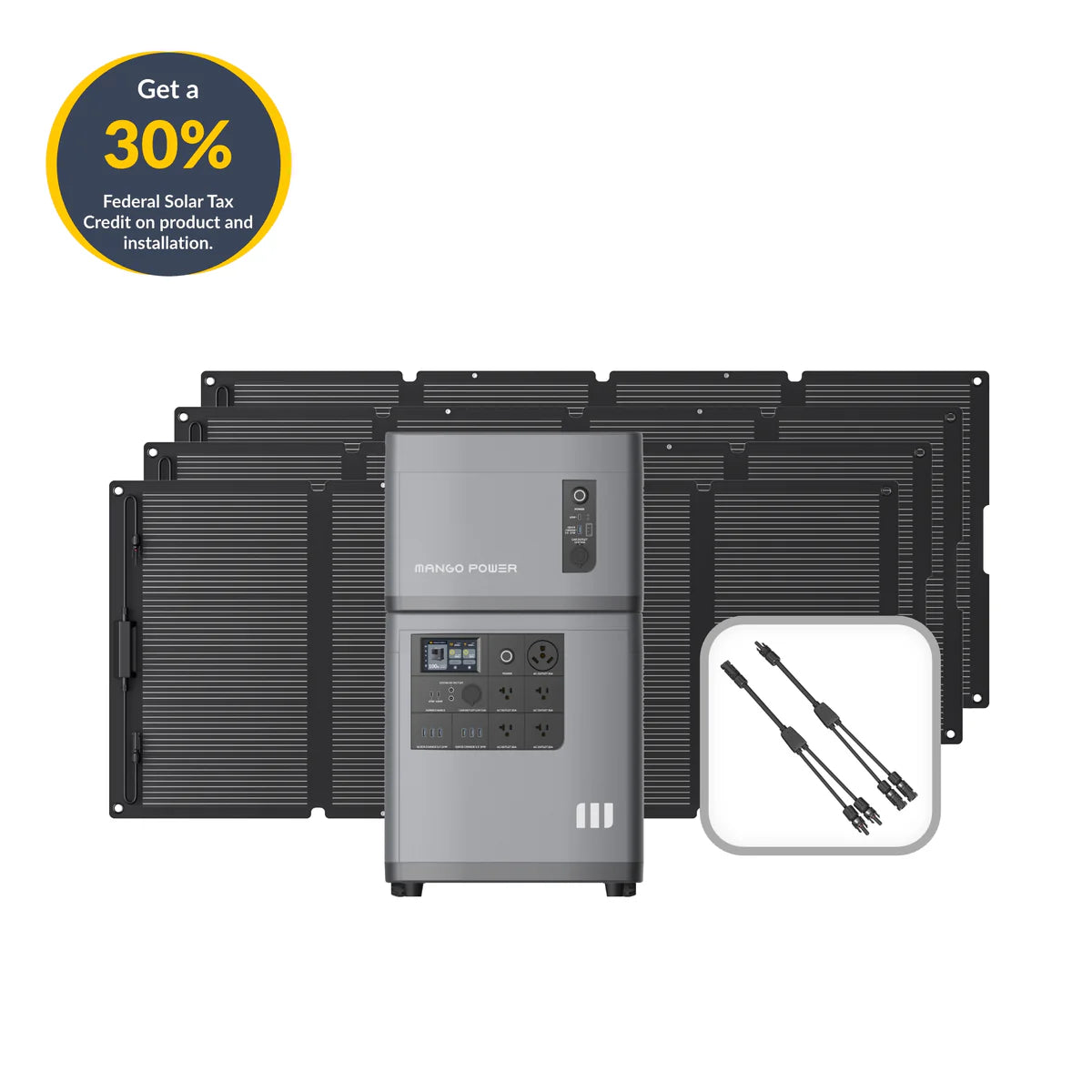 MANGO POWER| E Portable Power Station- Solar Generator Kit