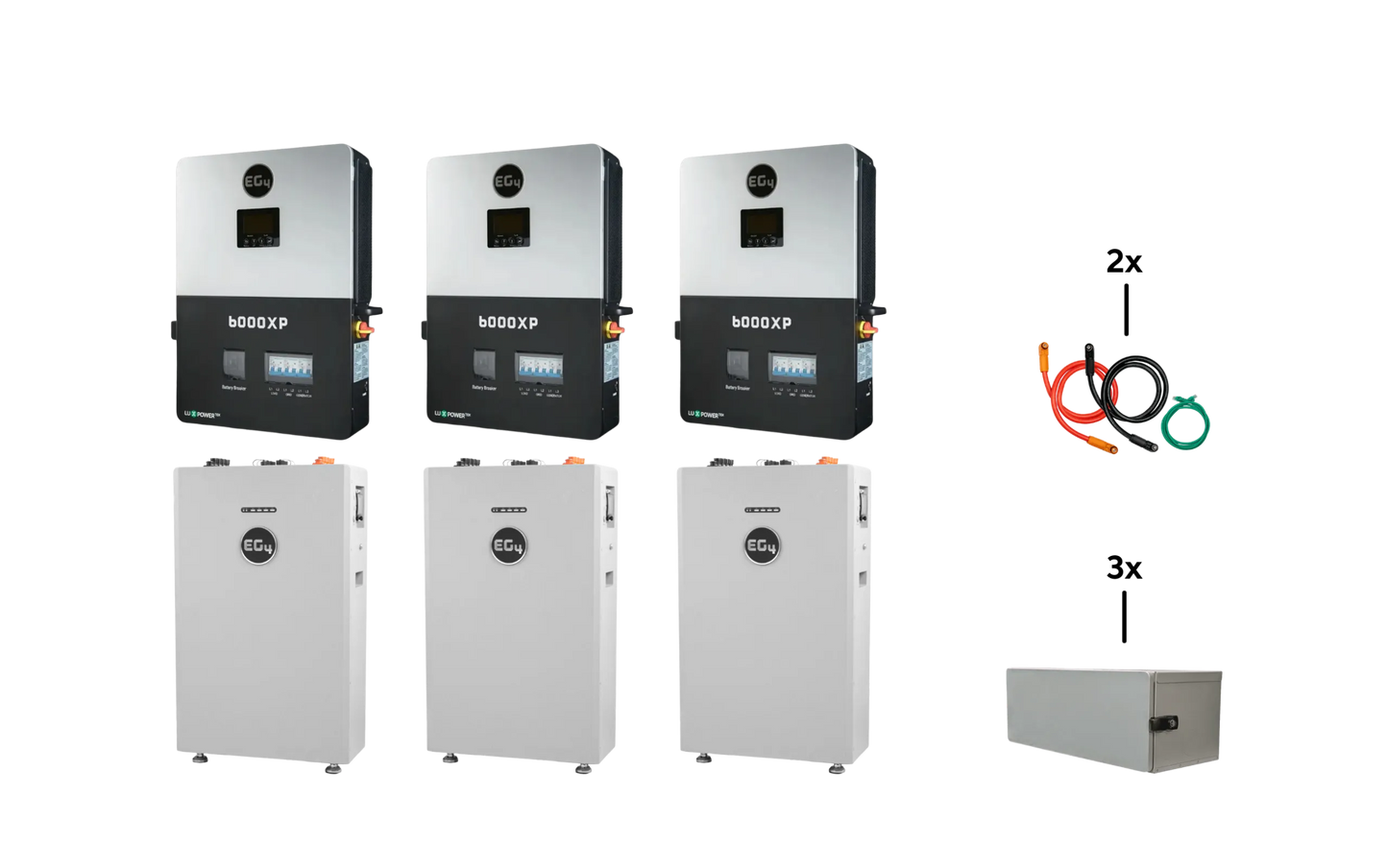 EG4 WallMount 314Ah All Weather Battery + 6000XP Inverter