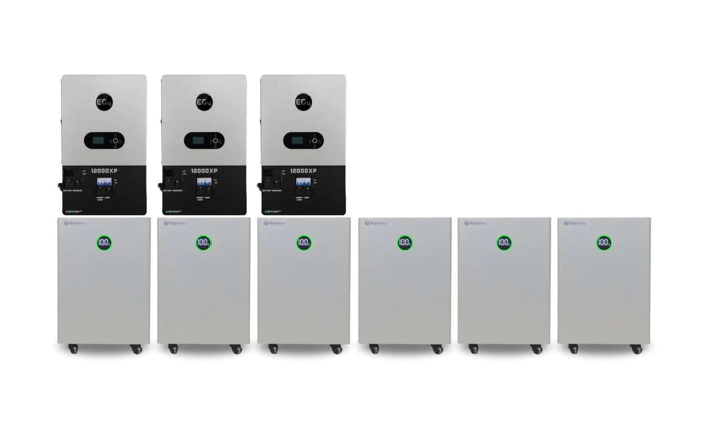BigBattery 48V 15kWH NEXUS+EG4 12000XP V2