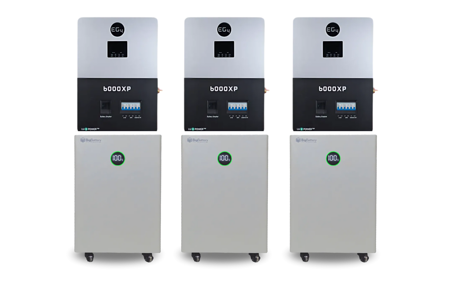 BigBattery 48V 15kWH NEXUS+EG4 6000XP