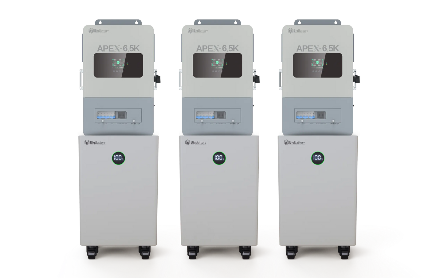 BigBattery 48V 15kWH NEXUS + APEX-6.5K Off-Grid System