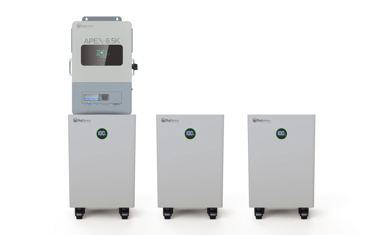 BigBattery 48V 15kWH NEXUS + APEX-6.5K Off-Grid System