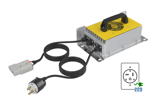 BigBattery 48V 220V AC 50A IP65 Weatherproof Lithium Charger (57.6V DC)