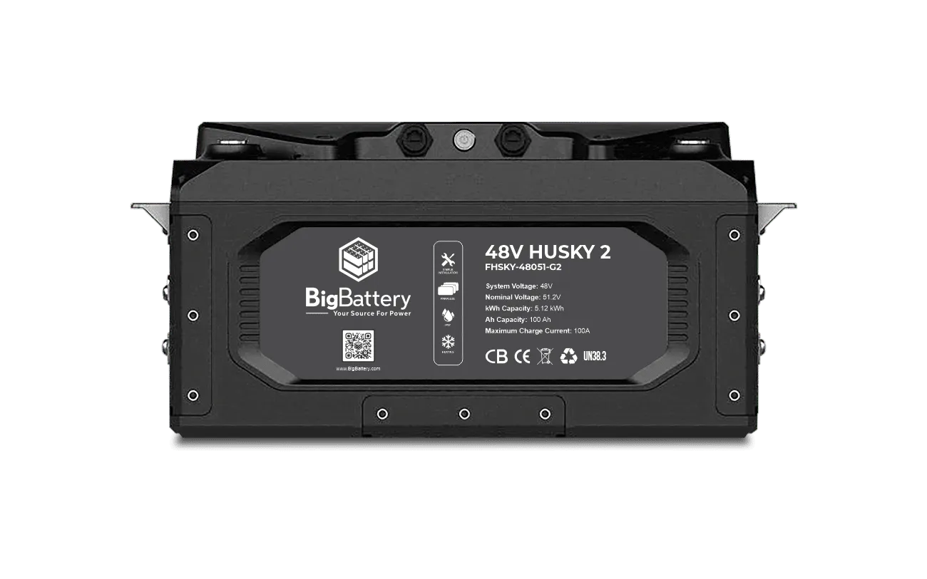 BigBattery 2*48V HUSKY 2 KIT – EG4 6K OFF-GRID INVERTER