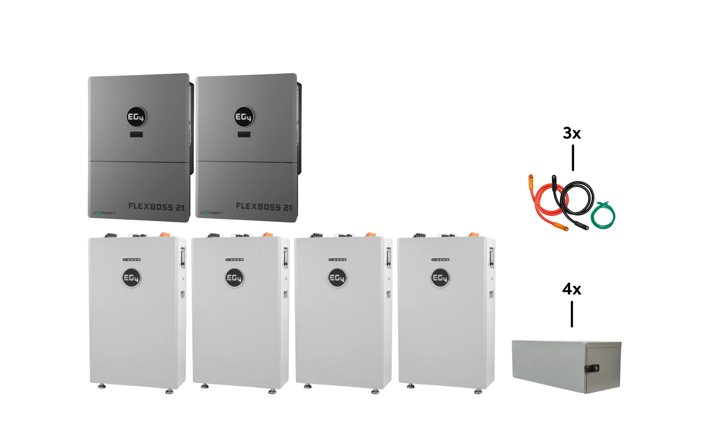 EG4 WallMount 314Ah All-Weather Battery + FLEXBOSS21