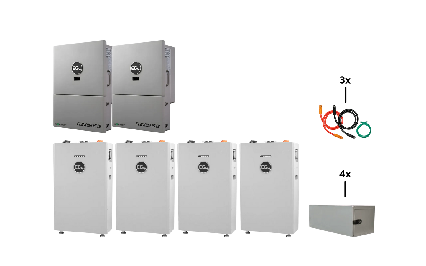 EG4 WallMount 314Ah All-Weather Battery + FLEXBOSS18