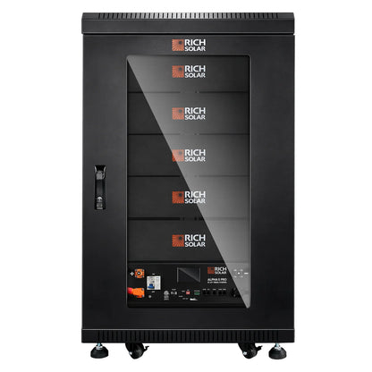 Rich Solar ALPHA 5 PRO | 51.2V 100Ah LiFePO4 Battery | Premium 48V Server Rack Lithium Battery for Residential, Commercial, RVs, Off-Grid | 7,000 Lifetime Cycles | 10 Year Warranty | UL1973, UL9540A Certified