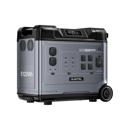 OUKITEL| P5000 Pro Portable Power Station 5120Wh/3600W