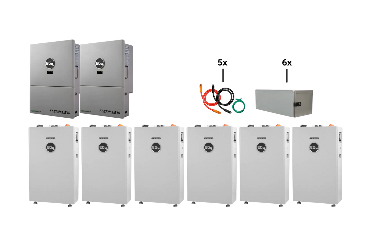 EG4 WallMount 314Ah All-Weather Battery + FLEXBOSS18