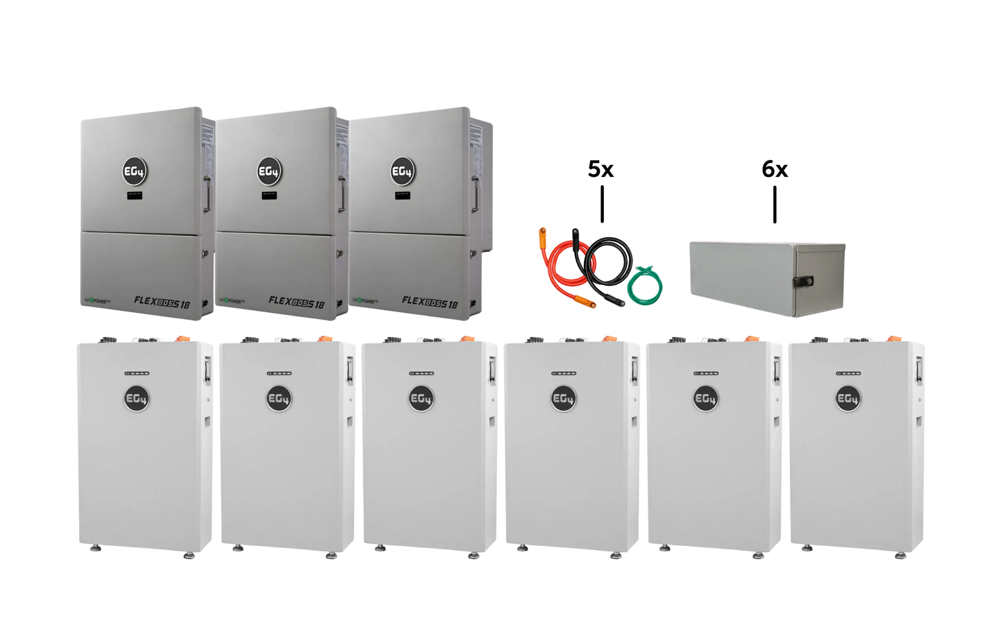 EG4 WallMount 314Ah All-Weather Battery + FLEXBOSS18