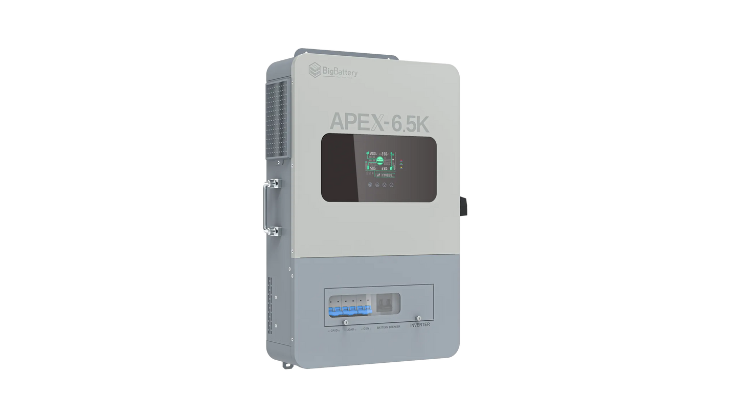 BigBattery 48V 15kWH NEXUS + APEX-6.5K Off-Grid System