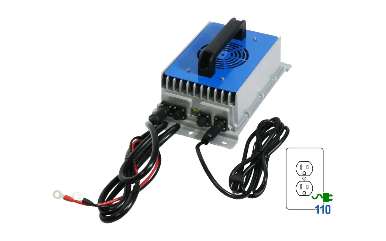 BigBattery 72V 15A Charger (86.4V DC) – Ring Terminals