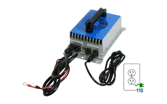 BigBattery 72V 15A Charger (86.4V DC) – Ring Terminals