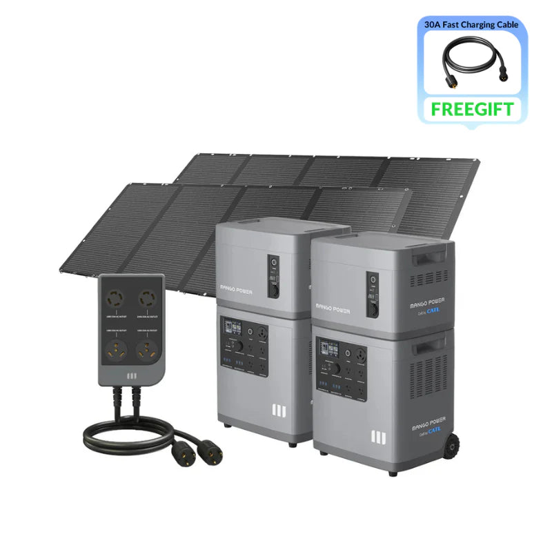 MangoPower (2* Mango Power E + 1*mSocket Pro): 6kW/7kWh@240V Power Kit
