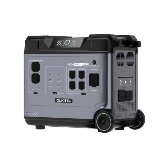 Oukitel portable power station on a white background