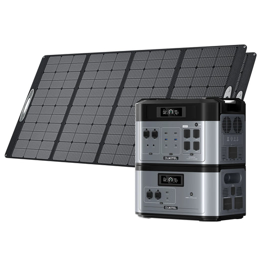 OUKITEL| BP2000+B2000+2*PV400 Solar Generator