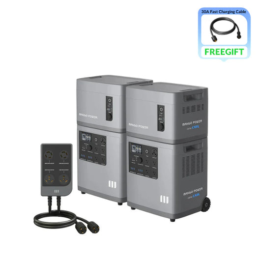 MangoPower (2* Mango Power E +2* Extra Battery + 1*mSocket Pro): 6kW/14kWh@240V Power Kit