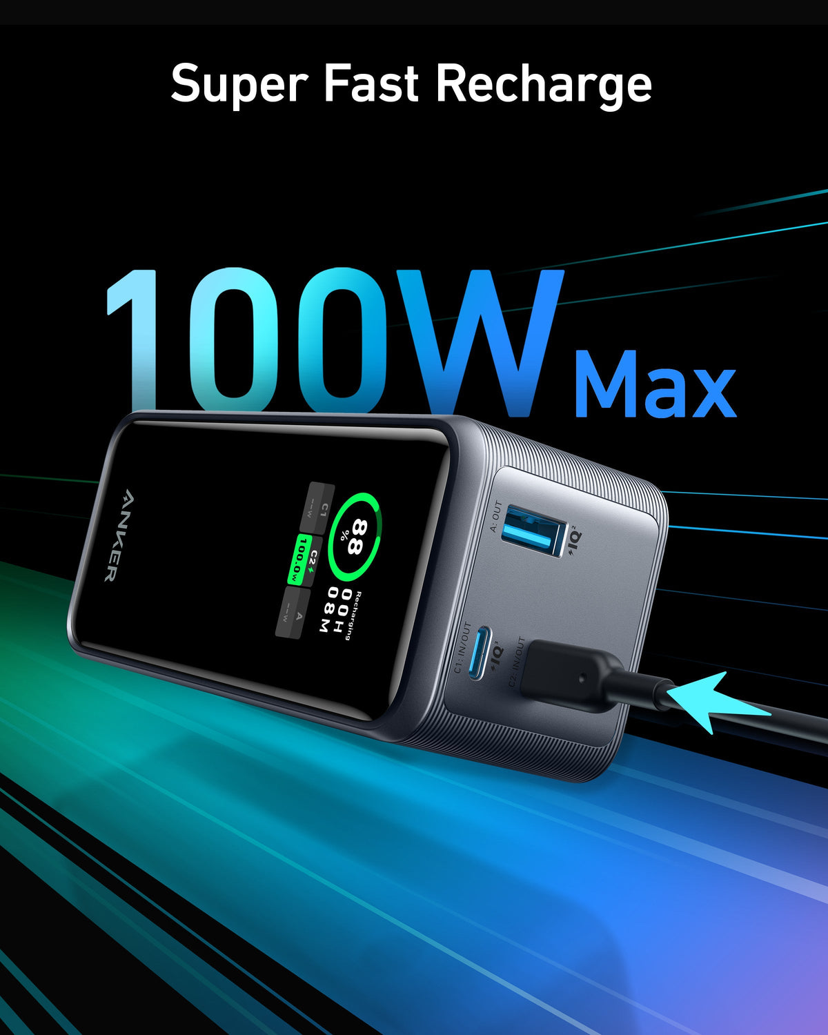 Anker Prime Power Bank (20K, 200W)