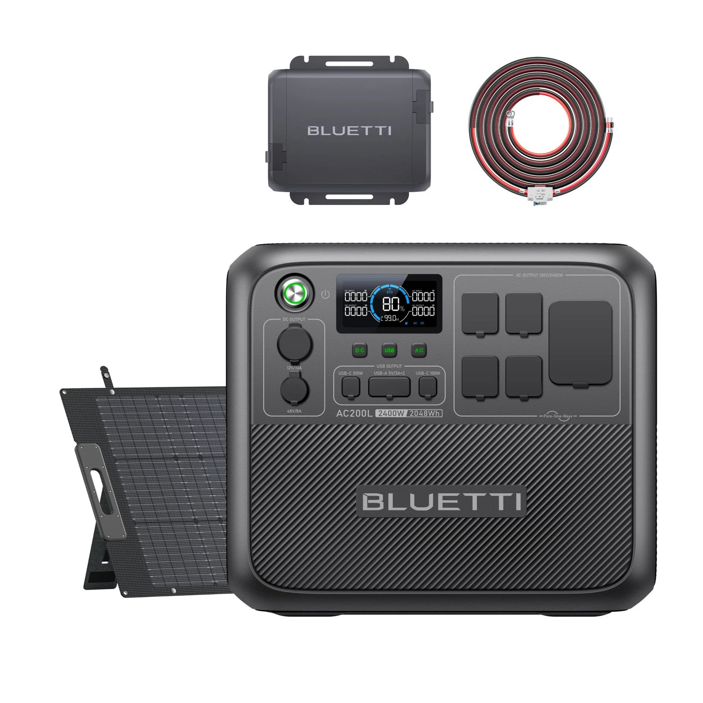 BLUETTI AC200L Portable Power Station | 2,400W,2,048Wh, Portable Power