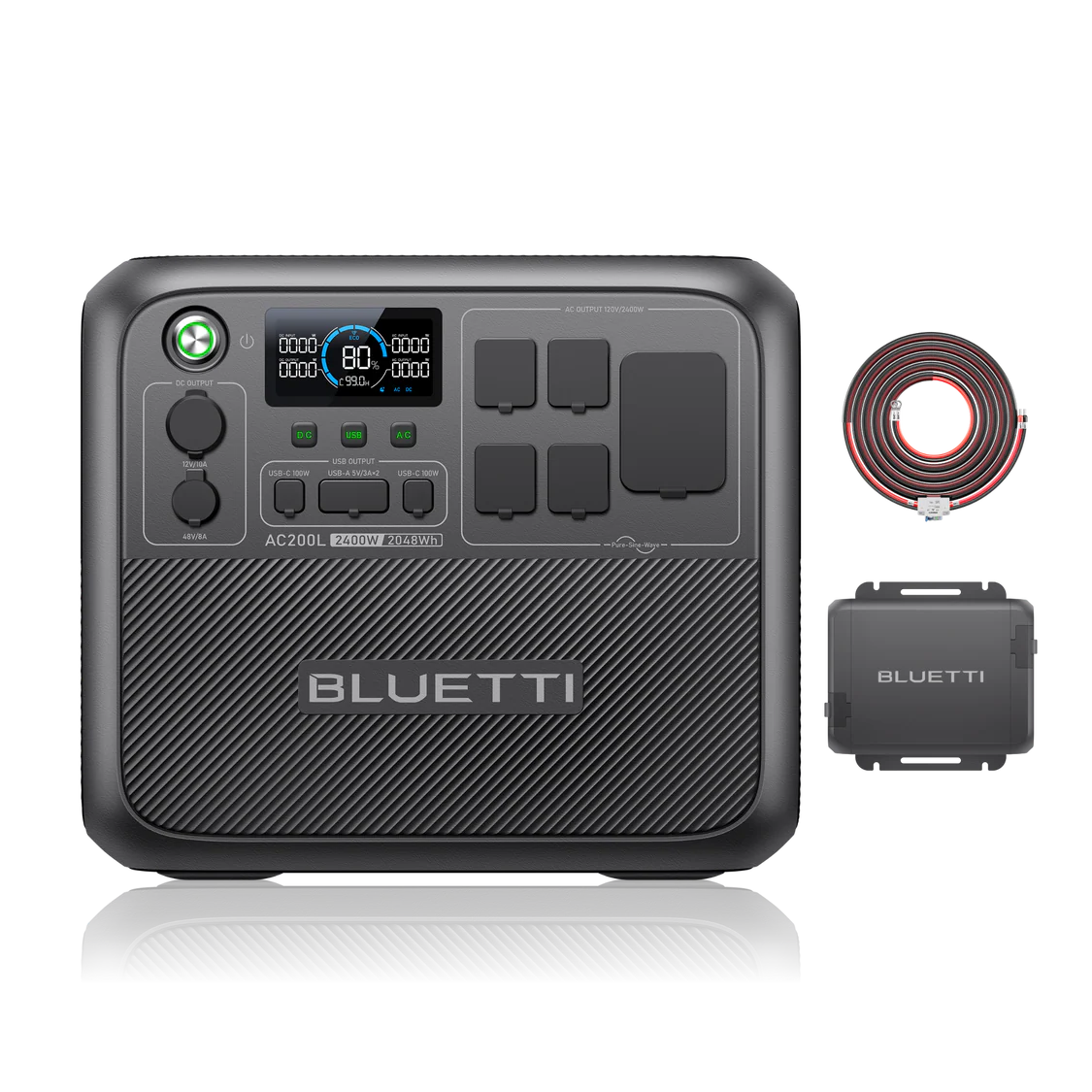 BLUETTI AC200L Portable Power Station | 2,400W,2,048Wh, Portable Power