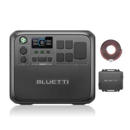 BLUETTI AC200L Portable Power Station | 2,400W,2,048Wh, Portable Power