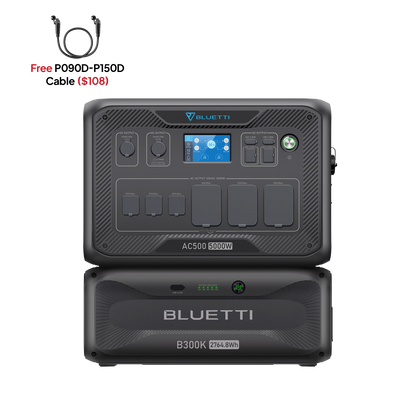 BLUETTI AC500+B300K| Home Battery Backup