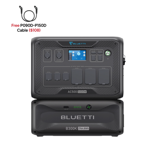 BLUETTI AC500+B300K| Home Battery Backup