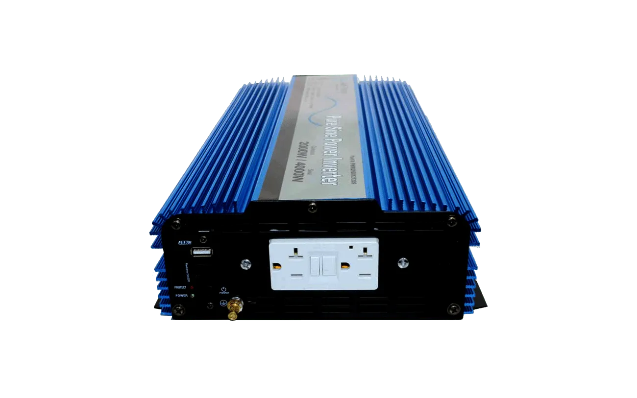 AIMS 12V 2000 Watt Pure Sine Wave Inverter ETL Listed to UL 458