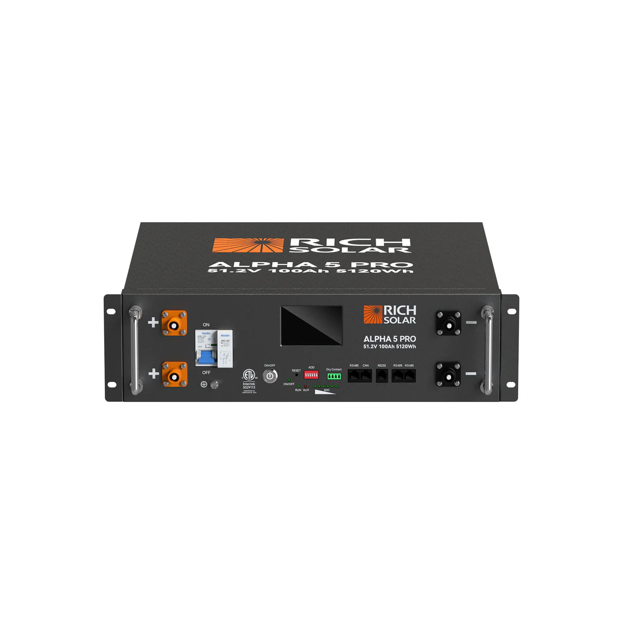Rich Solar ALPHA 5 PRO | 51.2V 100Ah LiFePO4 Battery | Premium 48V Server Rack Lithium Battery for Residential, Commercial, RVs, Off-Grid | 7,000 Lifetime Cycles | 10 Year Warranty | UL1973, UL9540A Certified