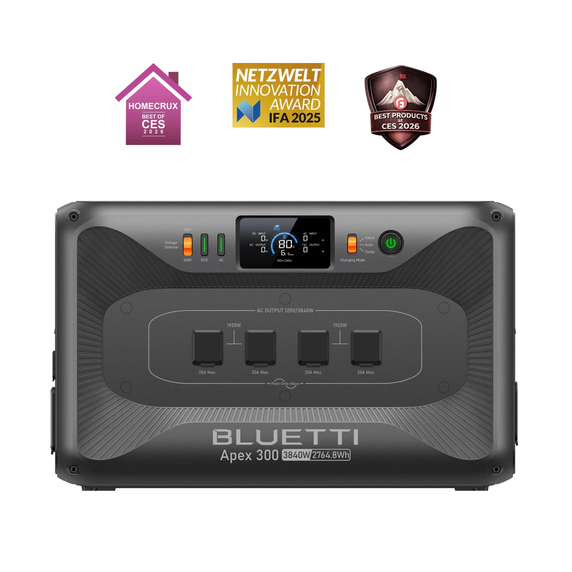 BLUETTI Apex 300 Versatile Power Station | 3,840W, 2,764.8Wh-Advanced