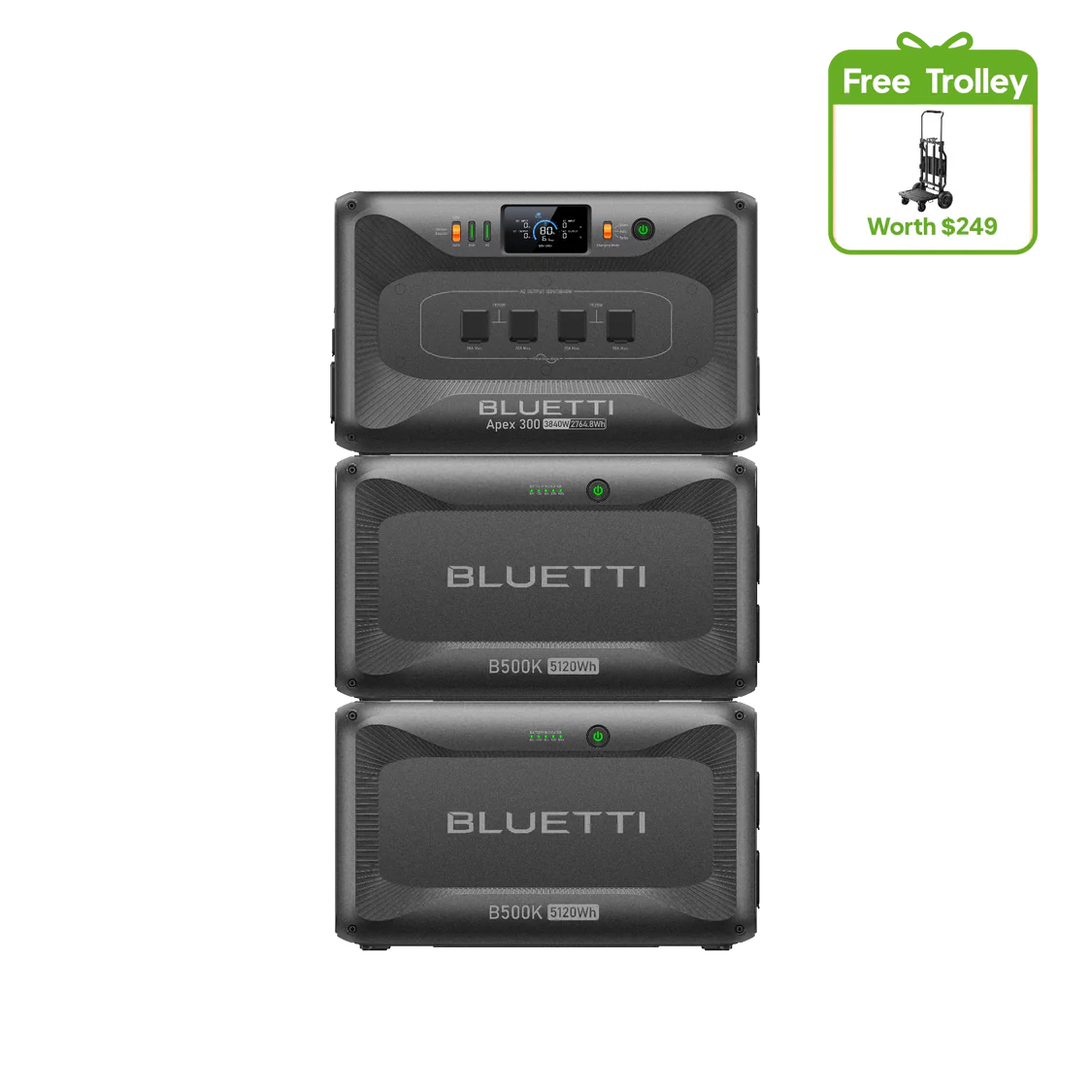 BLUETTI Apex 300 Versatile Power Station | 3,840W, 2,764.8Wh-Advanced